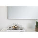 Monet 40 X 30 inch Silver Wall Mirror