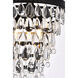 Nordic 3 Light 13 inch Black Pendant Ceiling Light