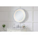 Helios 28 X 28 inch Silver Lighted Wall Mirror