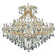 Maria Theresa 49 Light 72 inch Gold Foyer Ceiling Light in Clear, Royal Cut