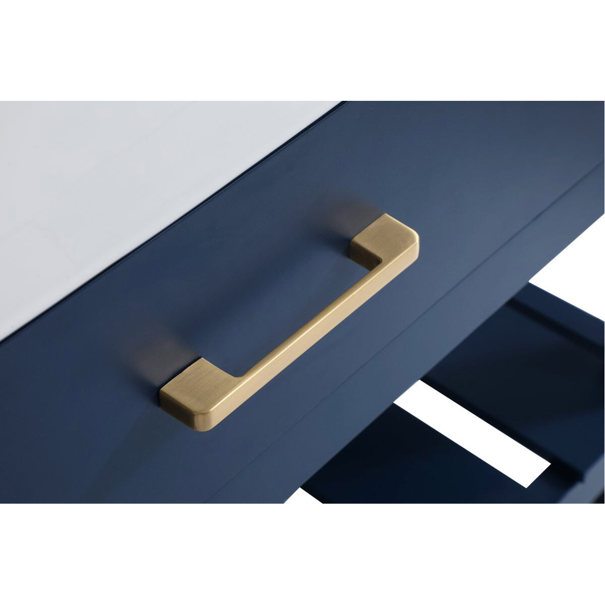 Clement 36 X 22 X 34 inch Blue Bathroom Vanity Cabinet