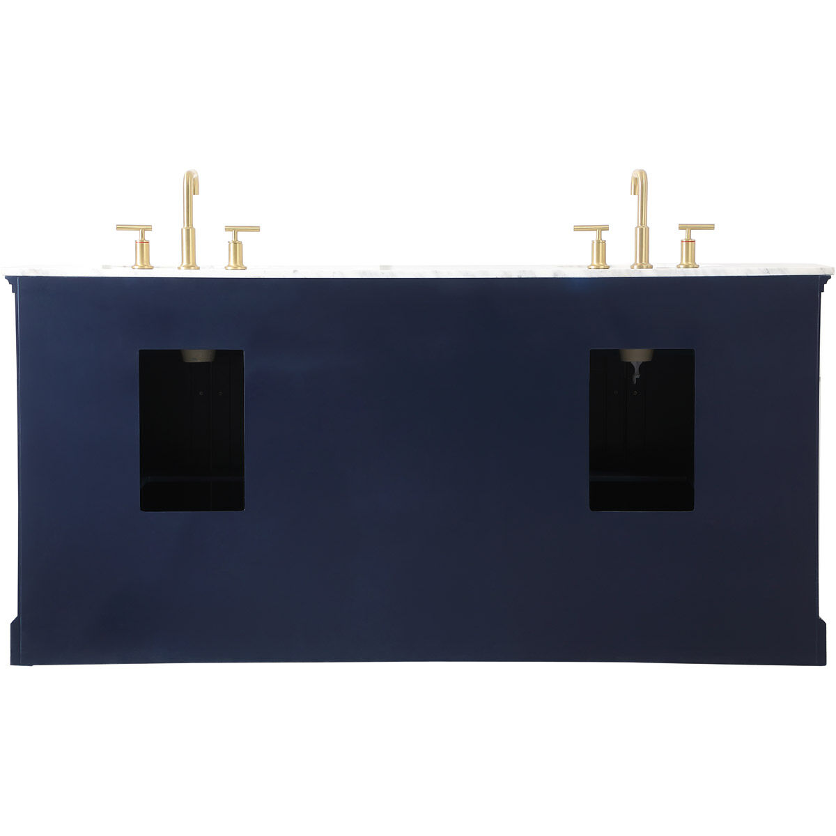 Clarence 72 X 21.5 X 35 inch Blue Vanity Sink Set
