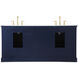 Clarence 72 X 22 X 35 inch Blue Vanity Sink Set