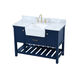 Clement 48 X 22 X 34 inch Blue Bathroom Vanity Cabinet