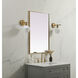 Eternity 36 X 24 inch Brass Mirror in 24 x 36