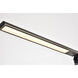 Illumen 31 inch 10.00 watt Metallic Grey LED Desk Lamp Portable Light, with USB Port