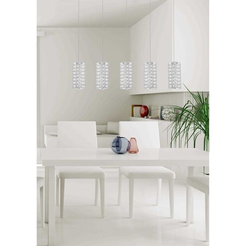 Aston 5 Light 5 inch Chrome Pendant Ceiling Light