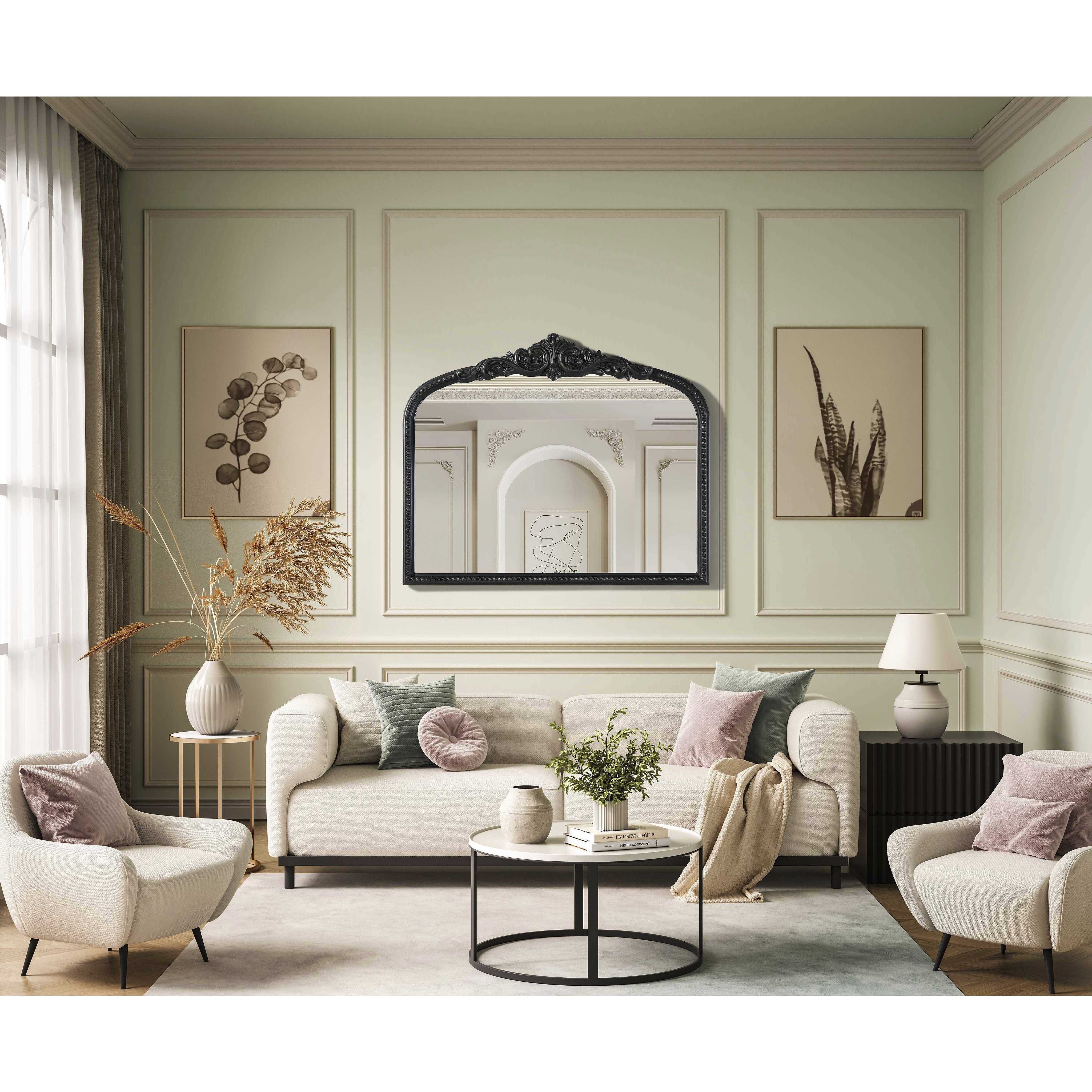 Naomi 36 X 30 inch Vintage Bronze Mirror