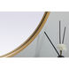 Asha 40 X 27 inch Brass Mirror in 27 x 40