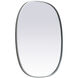 Brynn 30 X 24 inch Silver Mirror in 24 x 30