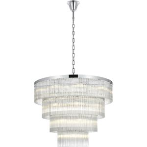 Harlow 28 Light 40 inch Chrome Chandelier Ceiling Light