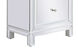 Reflexion 24 X 21 inch White Nightstand