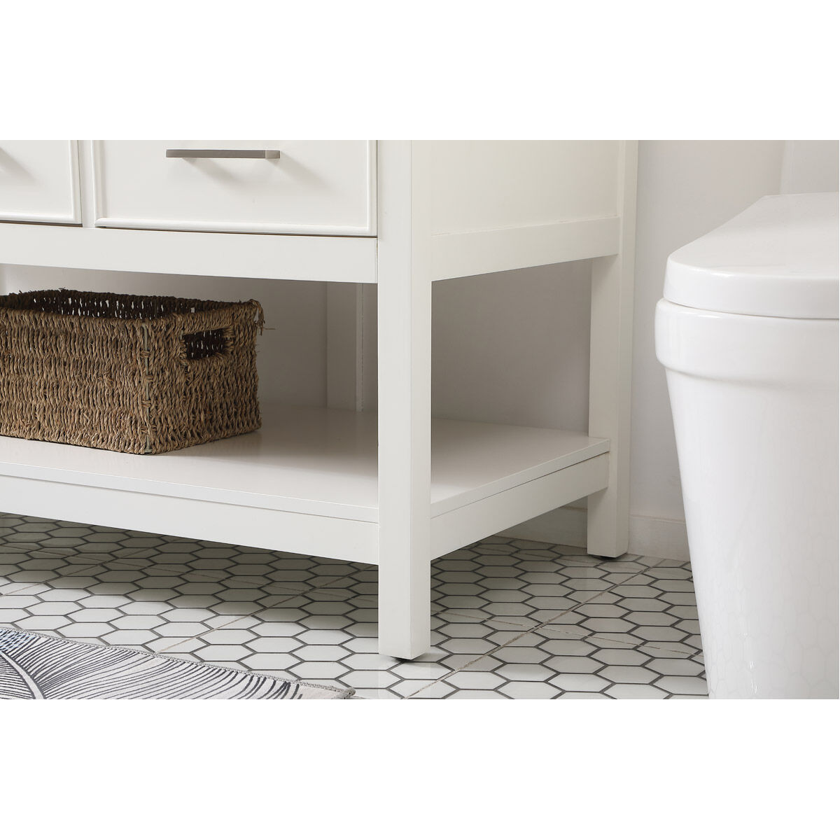 Sinclaire 48 X 22 X 34 inch White Vanity Sink Set