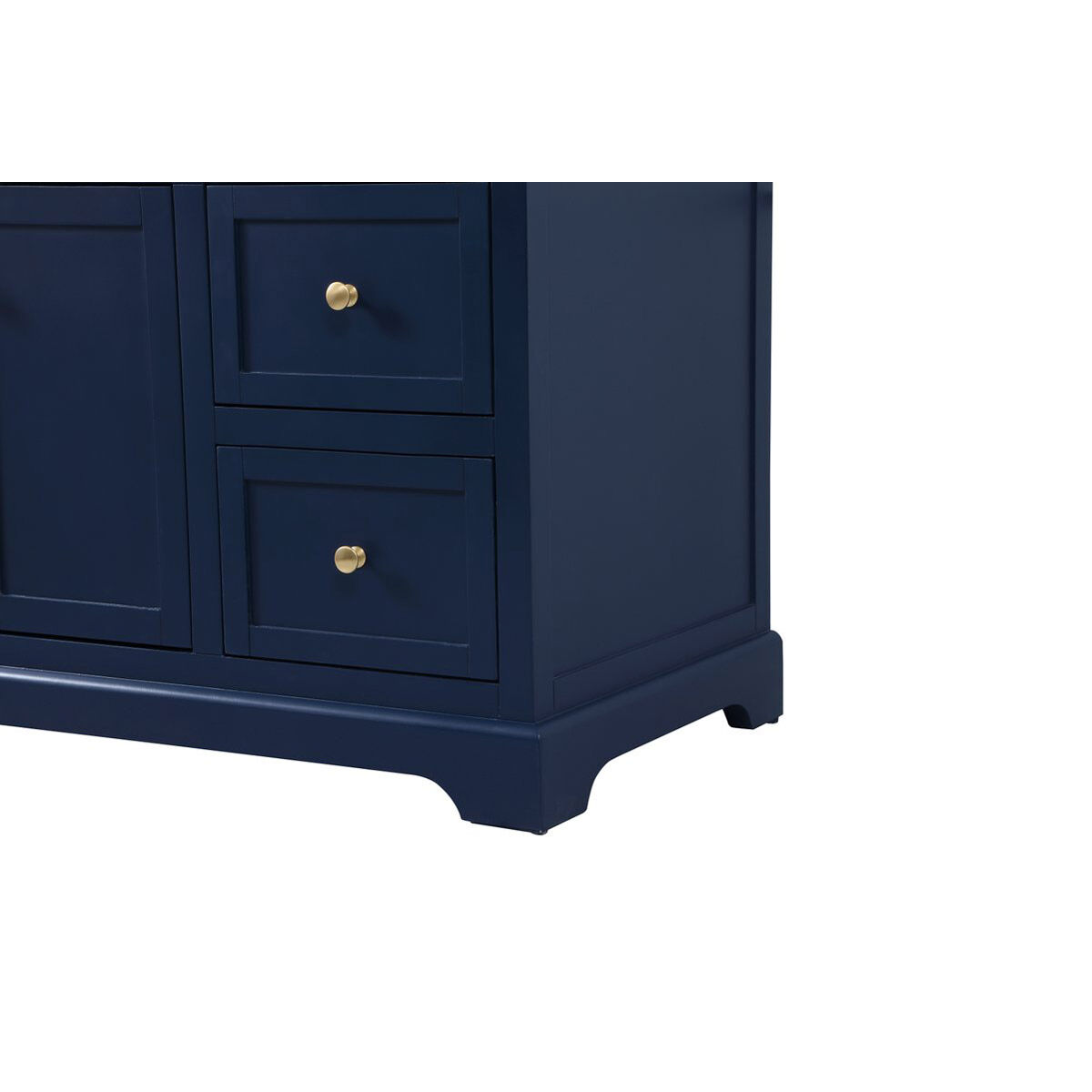 Franklin 42 X 22 X 35 inch Blue Bathroom Vanity Cabinet