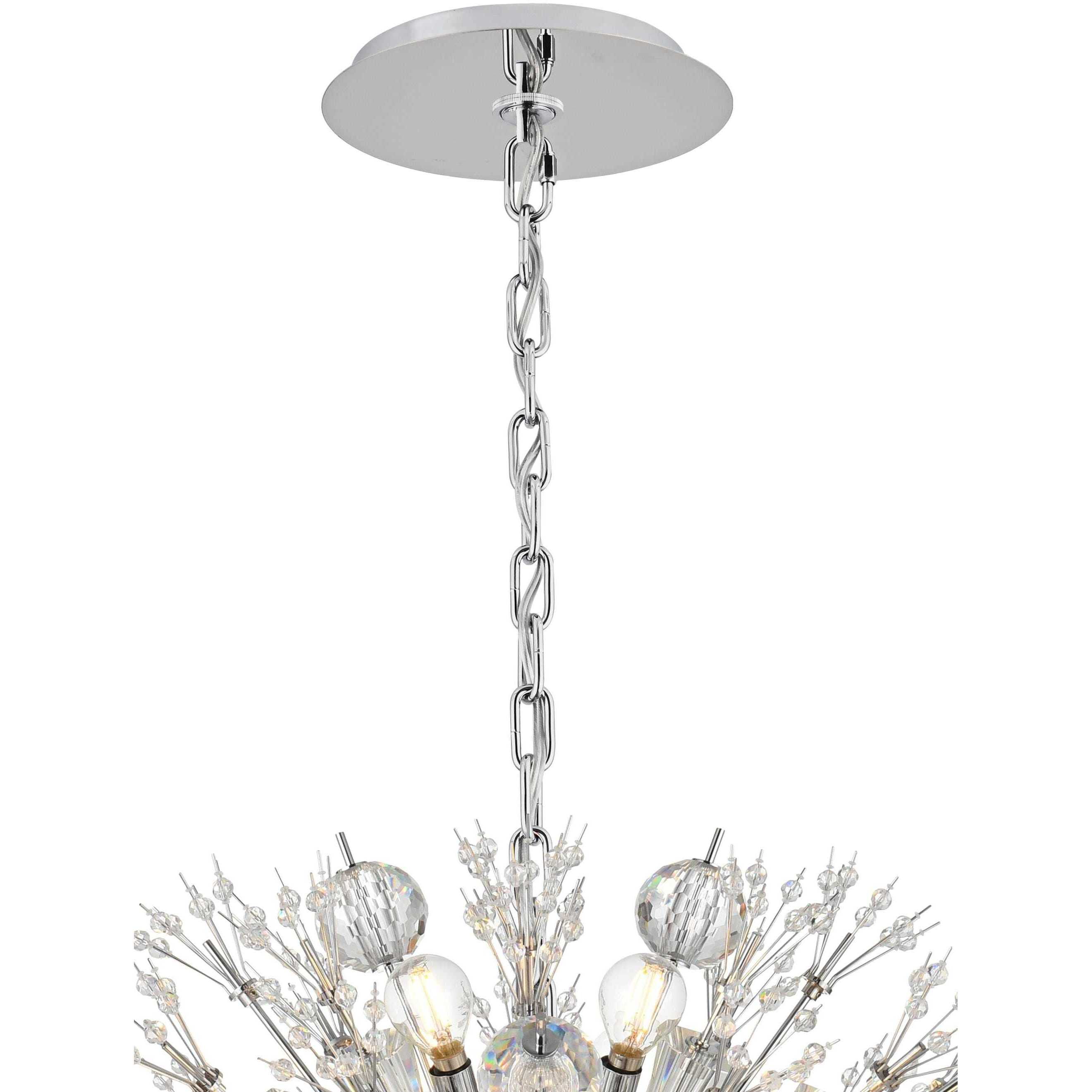 Vera 24 Light 23 inch Chrome Pendant Ceiling Light