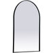 Ayra 40 X 27 inch Black Mirror in 27 x 40