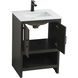 Ira 24 X 34 inch Mocha Brown Bathroom Vanity Cabinet