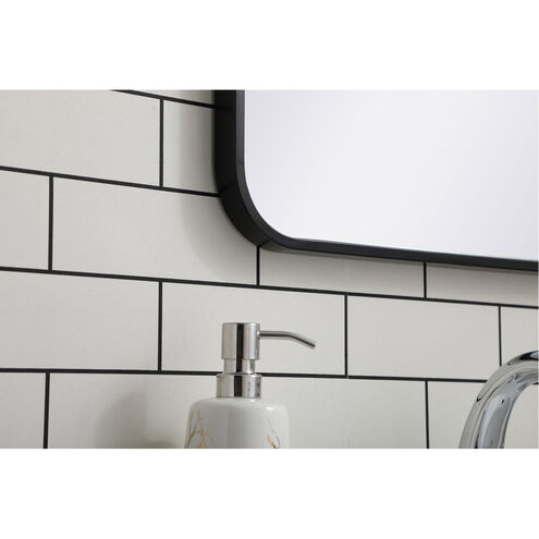 Evermore 36 X 18 inch Black Mirror