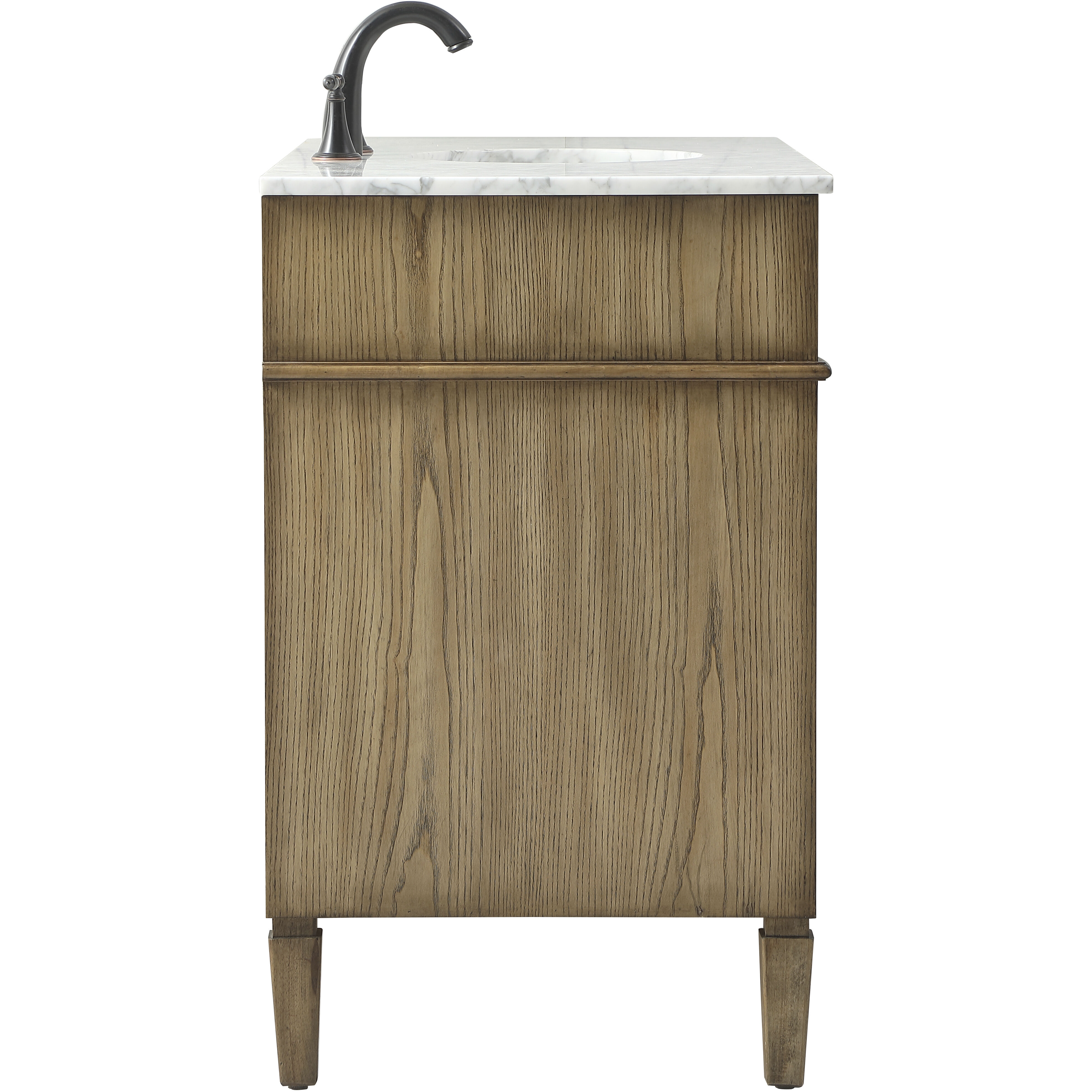 Park Avenue 42 X 21.5 X 35 inch Driftwood Vanity Sink Set in Dark Walnut