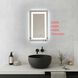 Riven 30 X 18 inch White LED Mirror
