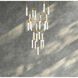 Aurora 25 Light 36 inch Satin Gold Chandelier Ceiling Light
