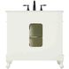 Danville 36 X 36 inch Antique White Bathroom Vanity Cabinet
