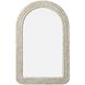 Marlowe 42 X 27 inch Linen White Mirror