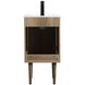 Cyrus 19 X 18 X 33.5 inch Natural Oak Vanity Sink Set