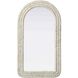 Marlowe 42 X 24 inch Linen White Mirror