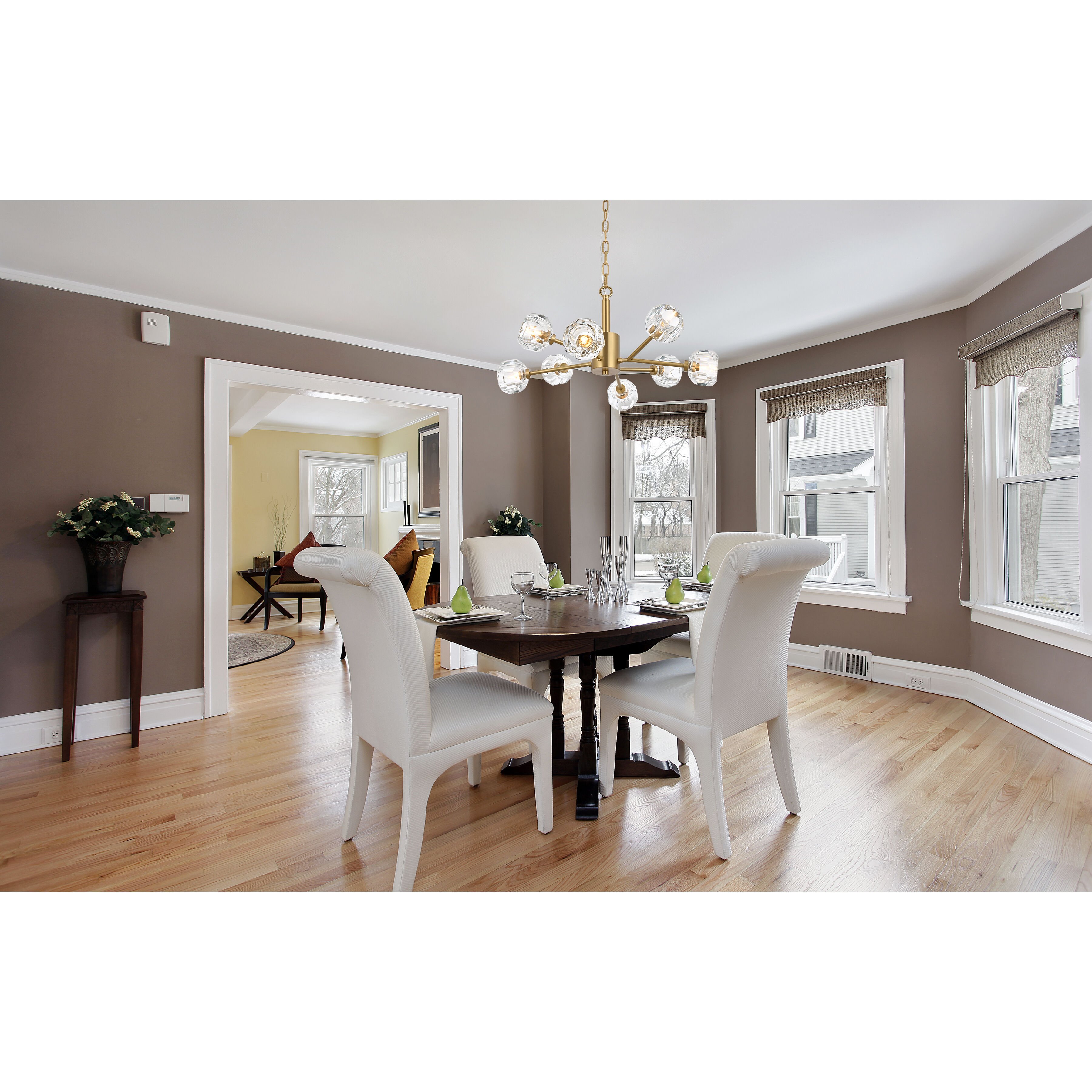 Graham 8 Light 24 inch Gold Pendant Ceiling Light