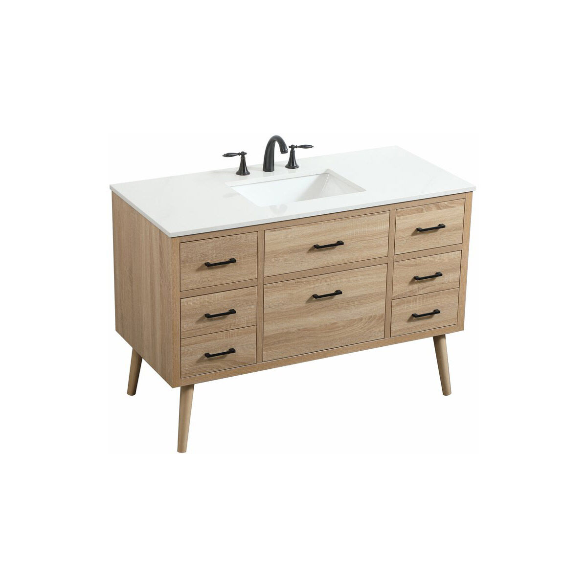 Boise 48 X 22 X 33.5 inch Mango Wood Vanity Sink Set in Not Included