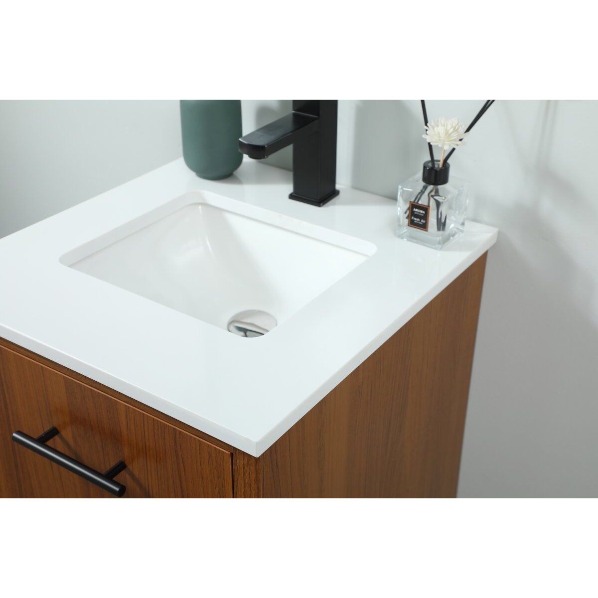 Cyrus 19 X 18 X 33.5 inch Teak Vanity Sink Set