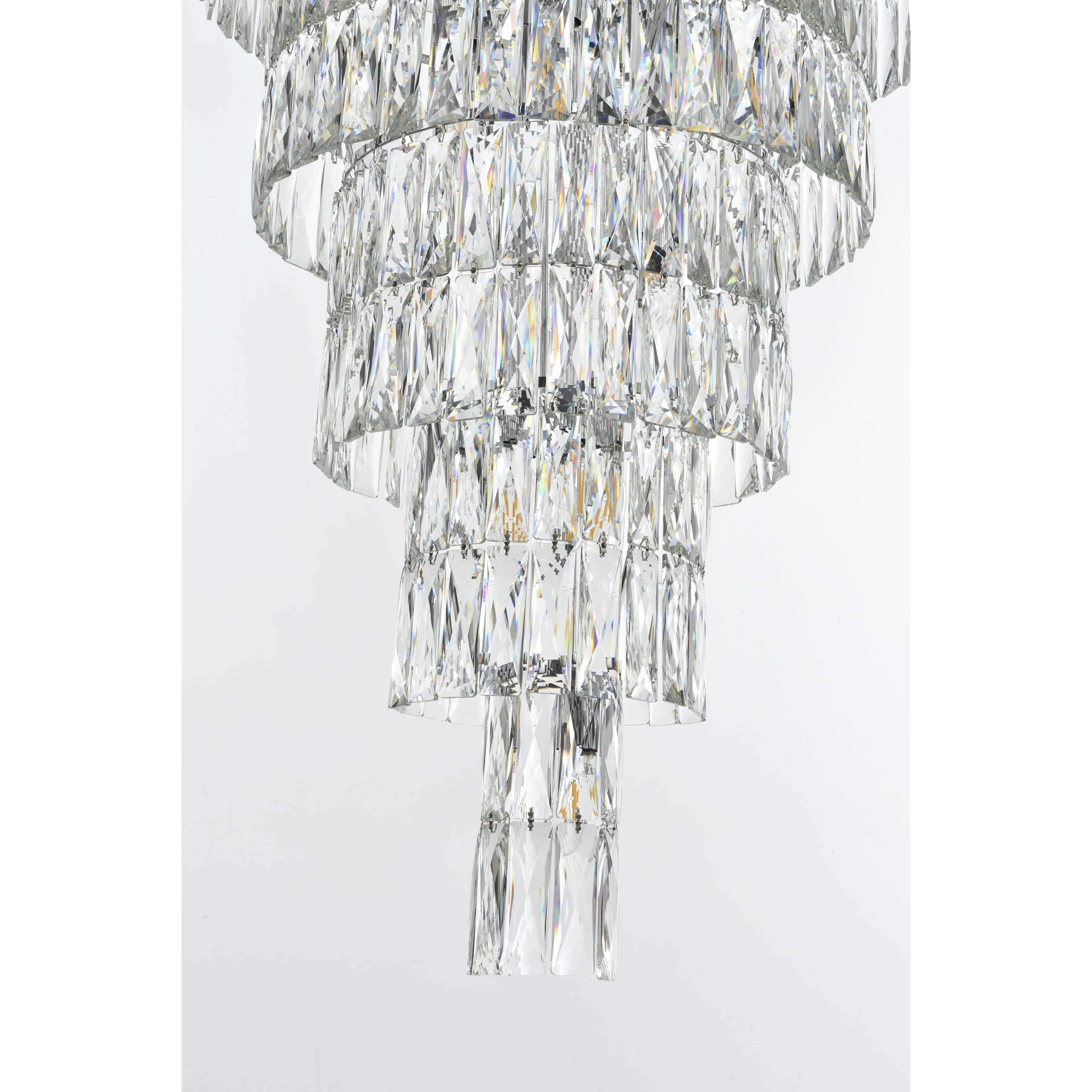 Josephine 61 Light 41 inch Chrome Chandelier Ceiling Light
