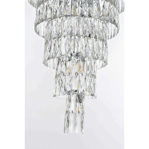 Josephine 61 Light 41 inch Chrome Chandelier Ceiling Light