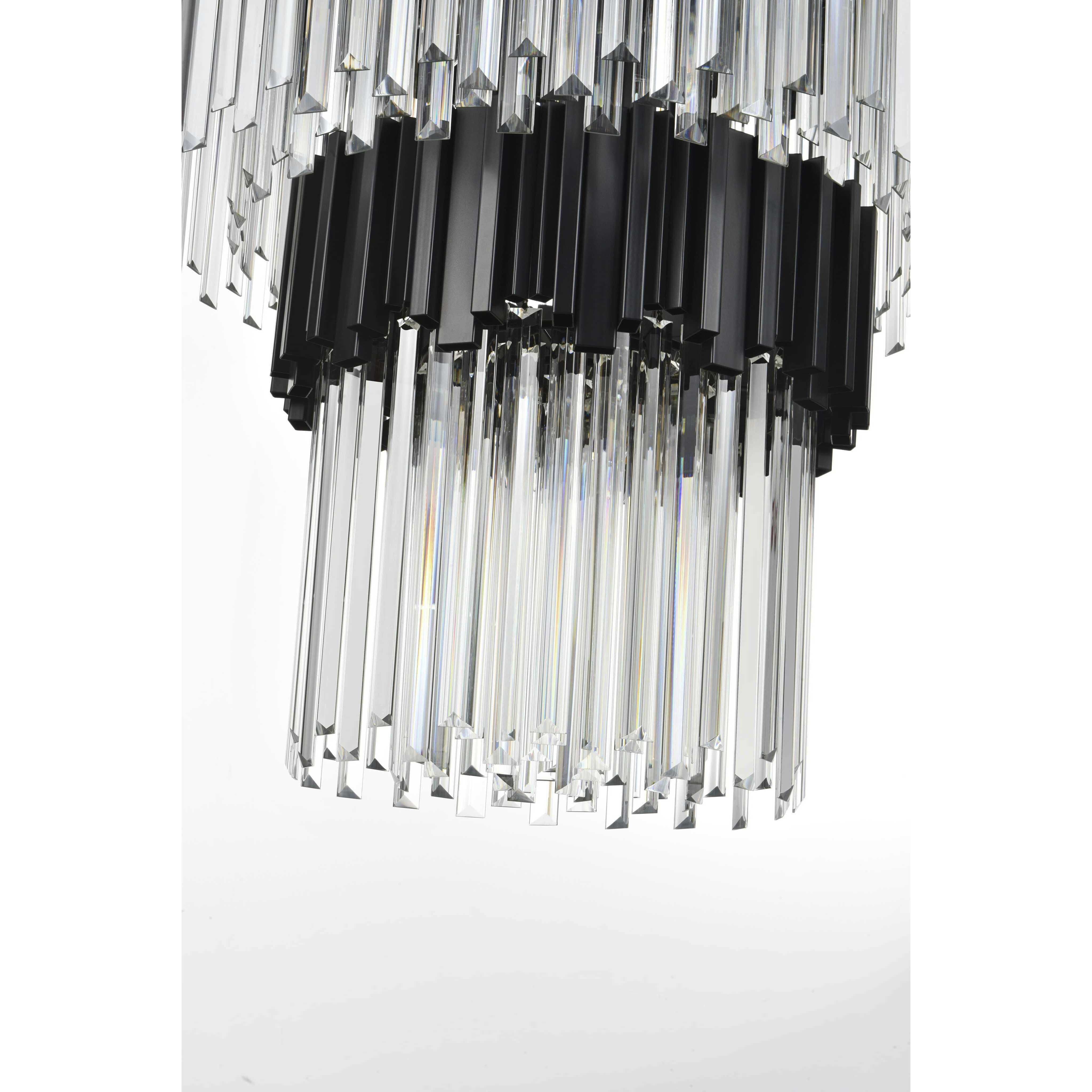 Willow 43 Light 59 inch Black Chandelier Ceiling Light