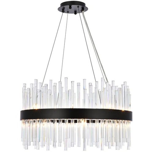 Dallas 16 Light 25 inch Black Pendant Ceiling Light