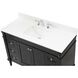 Bennett 48 X 21 X 35 inch Black Vanity Sink Set