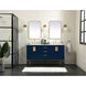 Eugene 60 X 22 X 34 inch Blue Vanity Sink Set