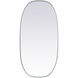 Brynn 48 X 24 inch Silver Mirror in 24 x 48