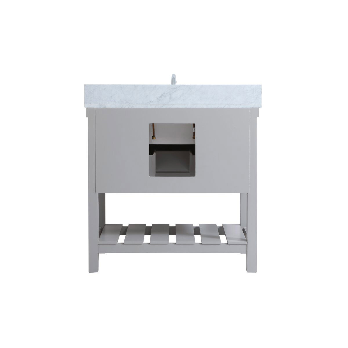 Clement 36 X 22 X 34 inch Grey Bathroom Vanity Cabinet