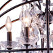 Geneva 6 Light 25 inch Dark Bronze Pendant Ceiling Light in Clear, Urban Classic