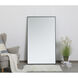 Monet 60 X 36 inch Black Wall Mirror