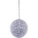 Cabaret 5 Light 14 inch Chrome Pendant Ceiling Light