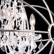 Geneva 6 Light 25 inch Polished Nickel Pendant Ceiling Light in Clear, Urban Classic