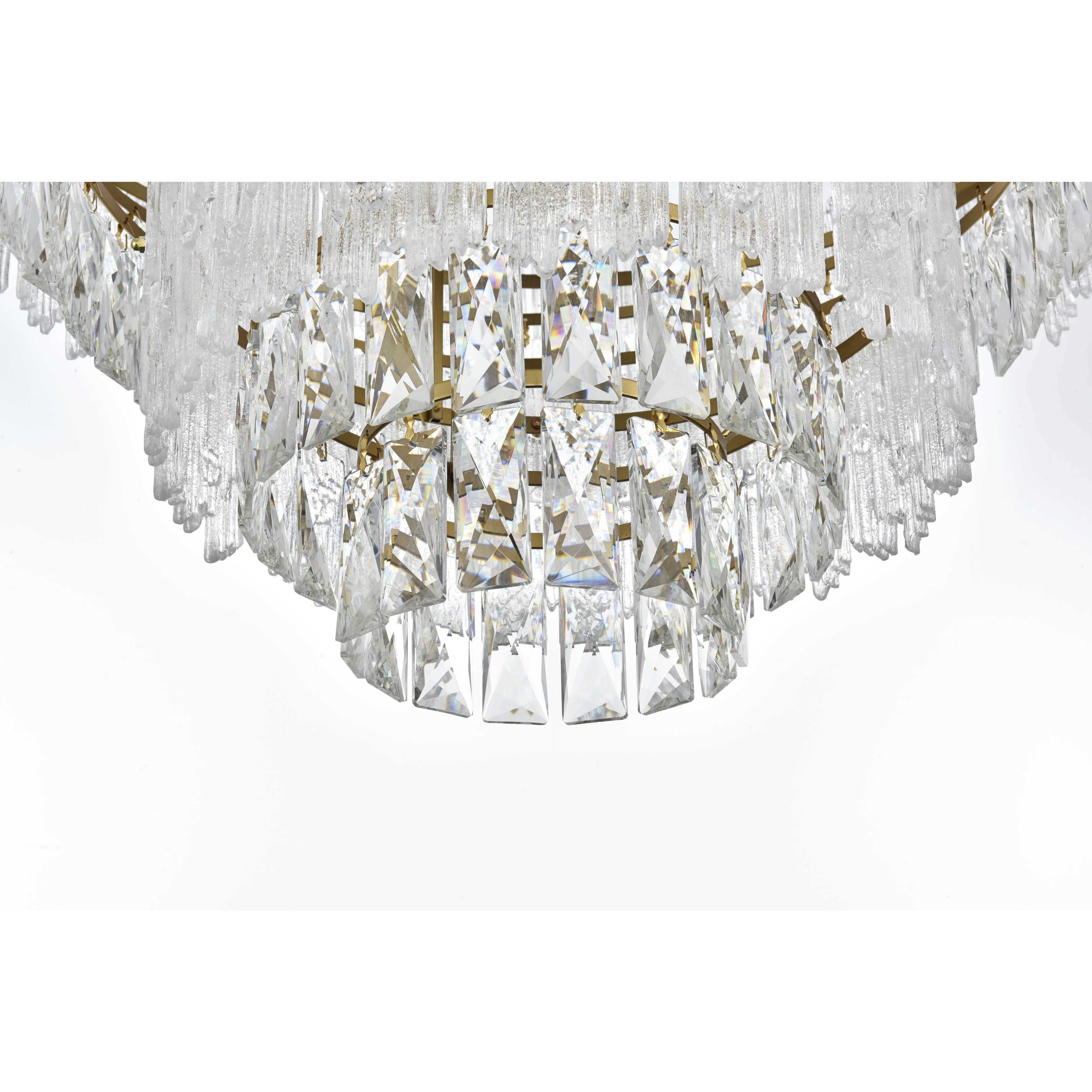 Emilia 8 Light 25 inch Satin Gold Chandelier Ceiling Light