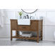 Clement 48 X 22 X 34 inch Driftwood Bathroom Vanity Cabinet
