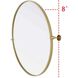Amoura 30 X 30 inch Brass Mirror