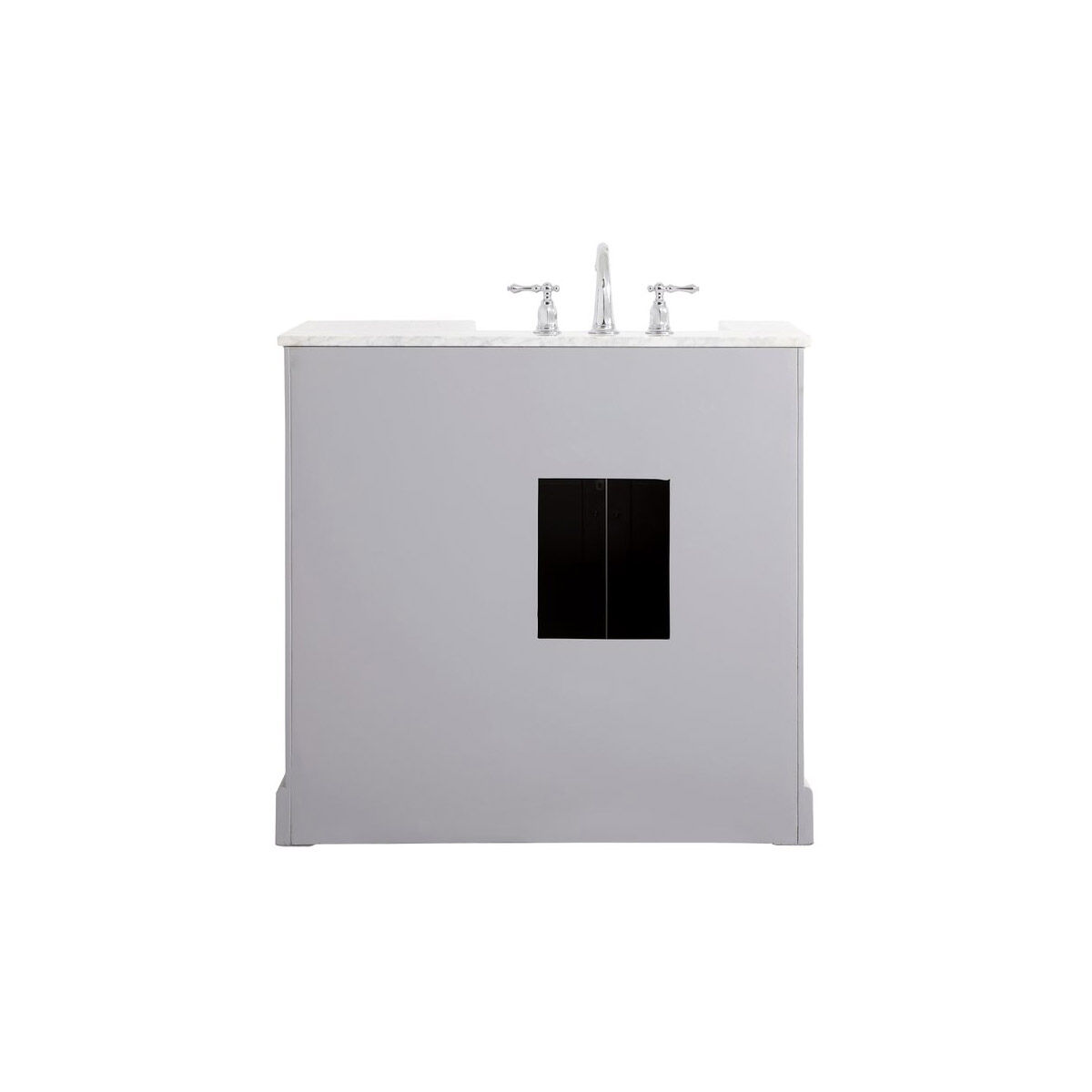 Franklin 36 X 22 X 34.75 inch Grey Bathroom Vanity Cabinet