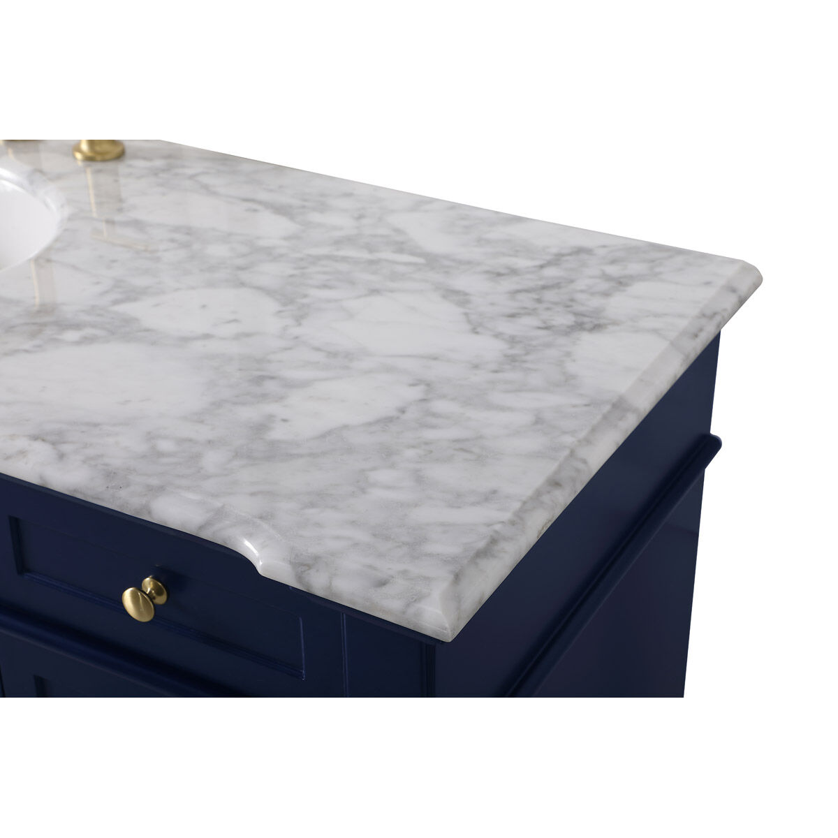 Wesley 60 X 22 X 35 inch Blue Vanity Sink Set