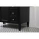 Park Avenue 42 X 22 X 35 inch Black Vanity Sink Set